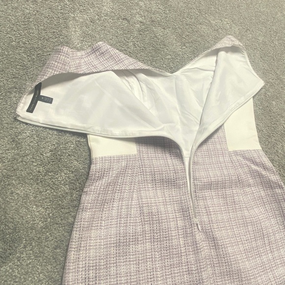 Tweed Side-Panel Sleeveless A-Line Dress, 10 - Picture 12 of 16